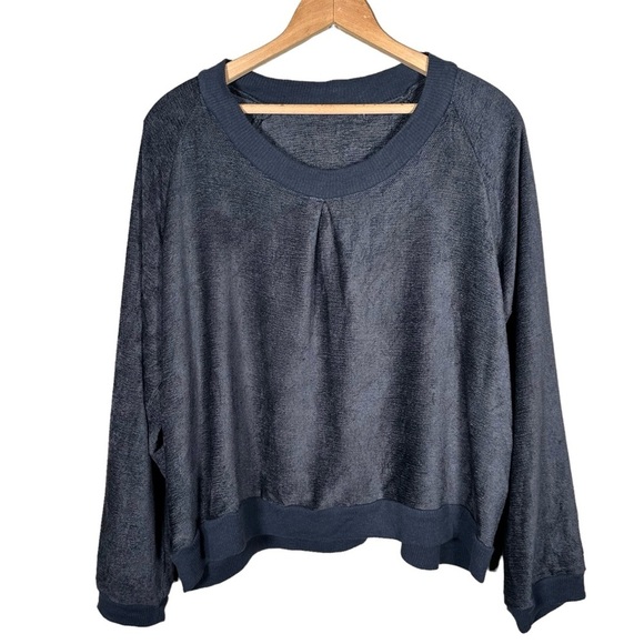 ELSA ESTURGIE Cashmere Blend Jersey Knit Pullover - Picture 1 of 6